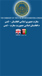 Mobile Screenshot of afghanistanembassy.org.uk