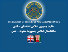 Tablet Screenshot of afghanistanembassy.org.uk